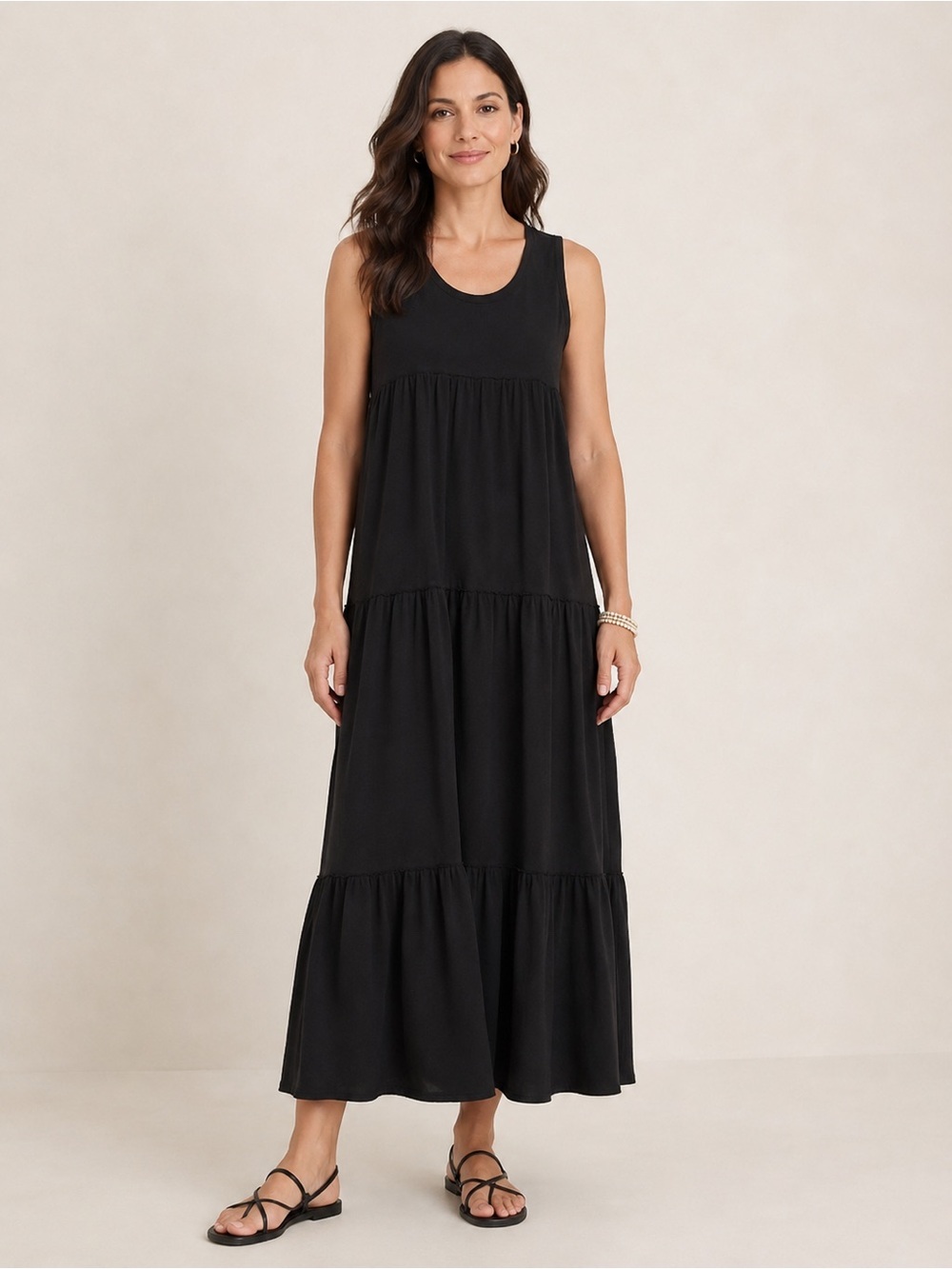 J. Jill Black Lightweight Maxi Dress